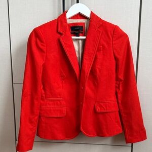 J. Crew Bold Red Women's SchoolBoy Blazer